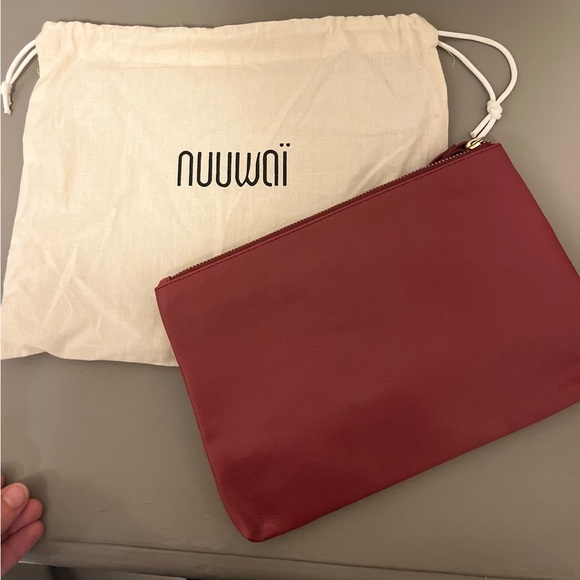 Apple Leather Clutch - Red Berry - NWT - Picture 4 of 7